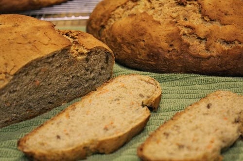 Spelt Rye Carrot Bread