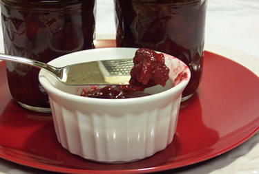 Spiced Cranberry Preserves