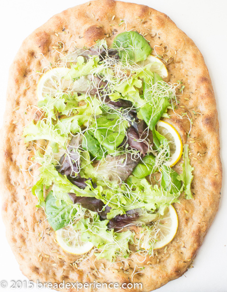 Spring Focaccia with Lemon, Fennel and Thyme - Bread Baking Babes