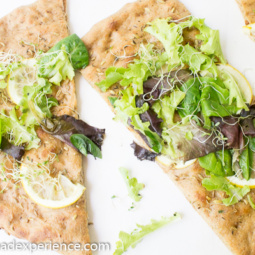 Spring Focaccia with Lemon, Fennel and Thyme