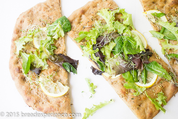 Spring Focaccia with Lemon, Fennel and Thyme