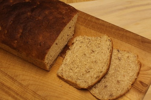 Sprouted Rye and Spelt Bread Sliced