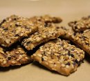 Crunchy Sprouted Wheat Crackers