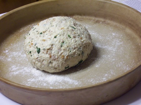 Tabbouleh Bread in La Cloche