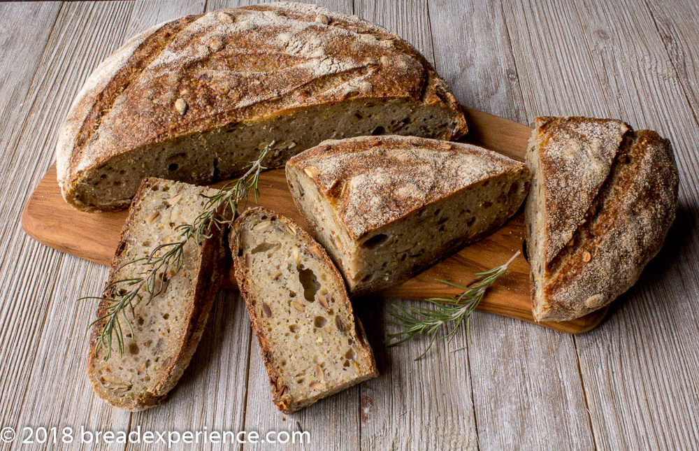 Tartine Light Rye - baked in a covered cast iron dutch oven