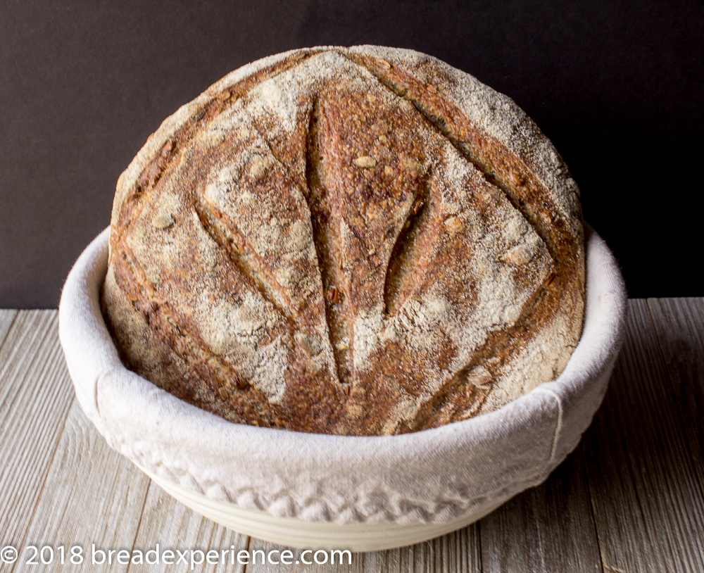 Tartine-Style Sourdough Rosemary Polenta Loaf