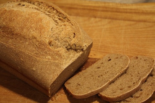 Crusty Spelt Bread Crumb