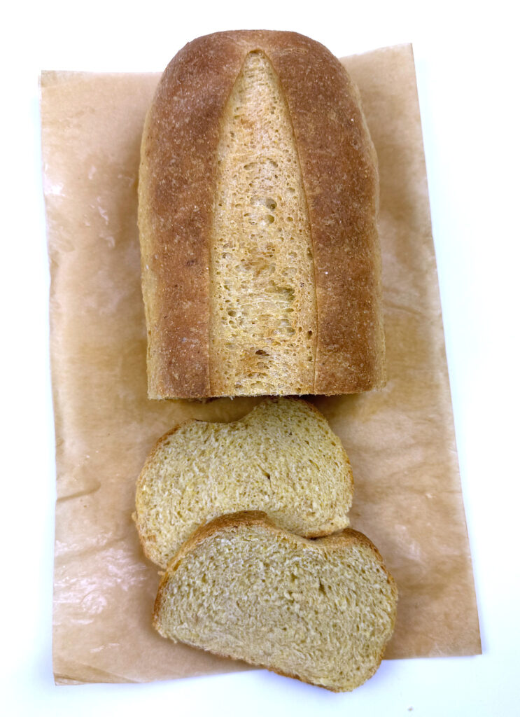 1st Bake - Yeasted Honey Cornmeal Loaf without soaker