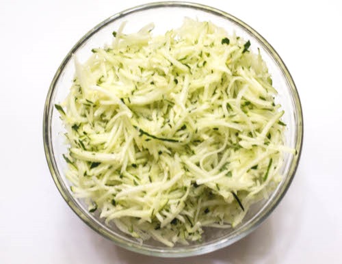 Grated Zucchini